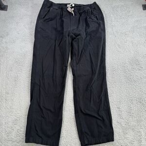 Gramicci Pants Mens L Black Outdoor Climbing Stretch Elastic Waist Belted